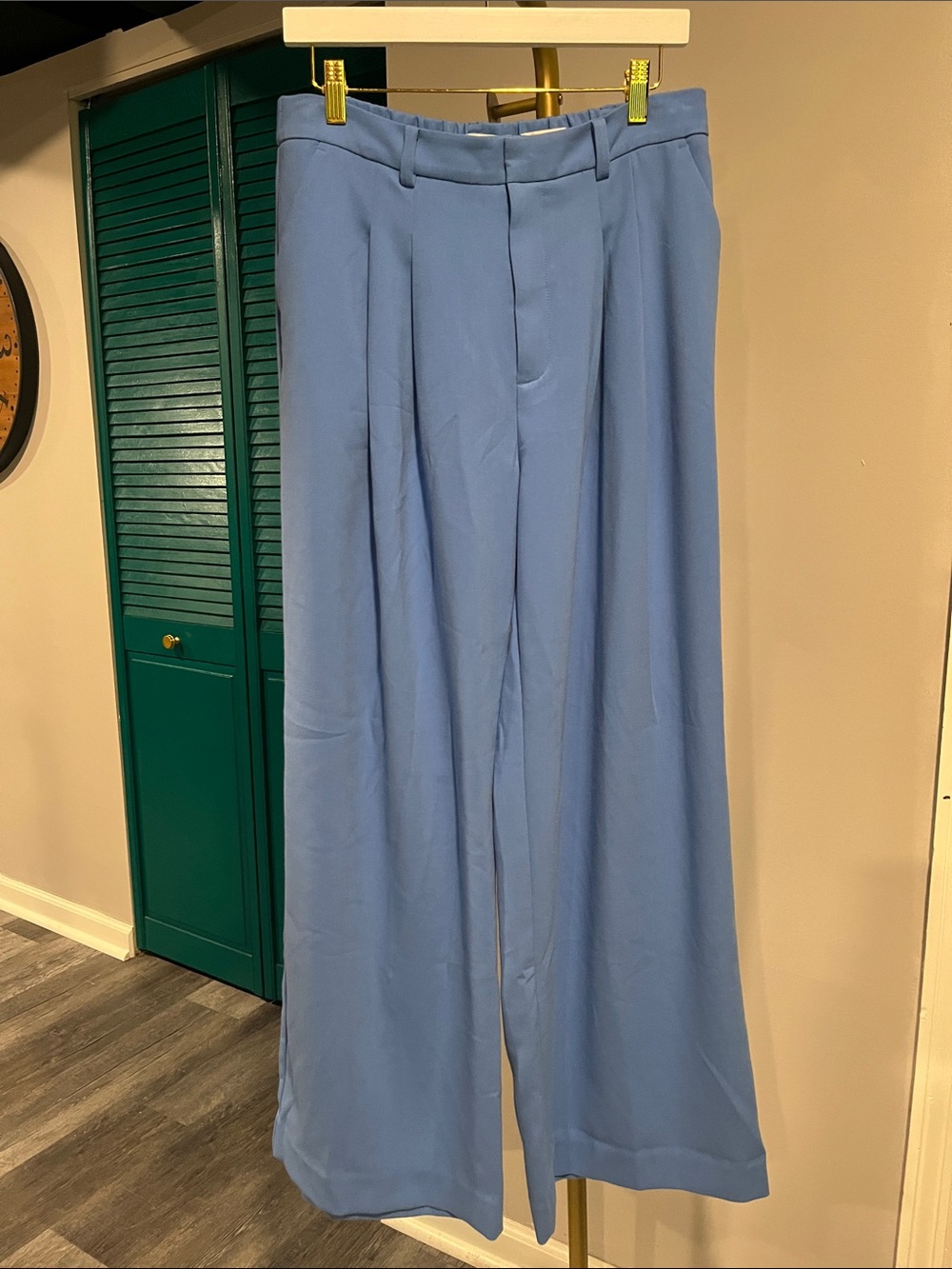 Anthropologie NWT Avery Wide-Leg Pleated Trousers by Maeve - M - Picture 9 of 16